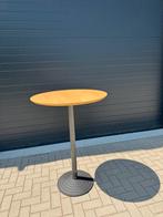 Statafel 110cm hoog, blad van beukenfineer: doorsnede Ø 80cm, Ophalen, Zo goed als nieuw