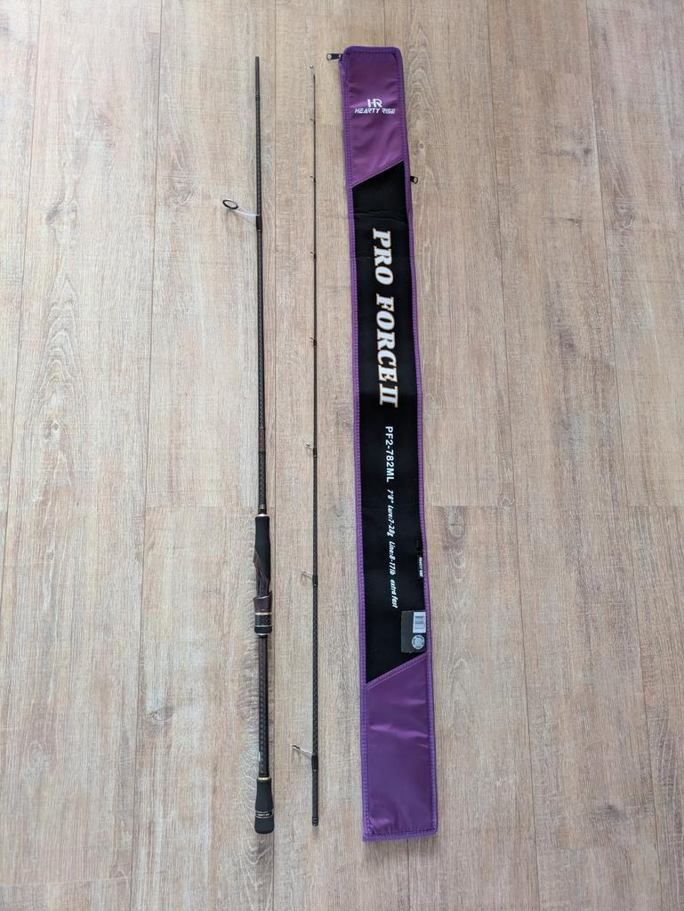 Hearty Rise Pro Force 2 7-28 gr werphengel, Watersport en Boten, Hengelsport | Roofvissen, Ophalen of Verzenden, Zo goed als nieuw