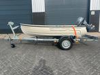 KMV WITH 320 met Yamaha 4-takt 6PK op Kalf 450 trailer, Ophalen, Gebruikt