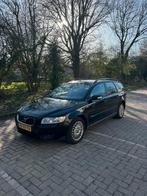 Volvo V50 1.8 2007 Zwart, Auto's, Volvo, Voorwielaandrijving, 125 pk, 1280 kg, 4 cilinders