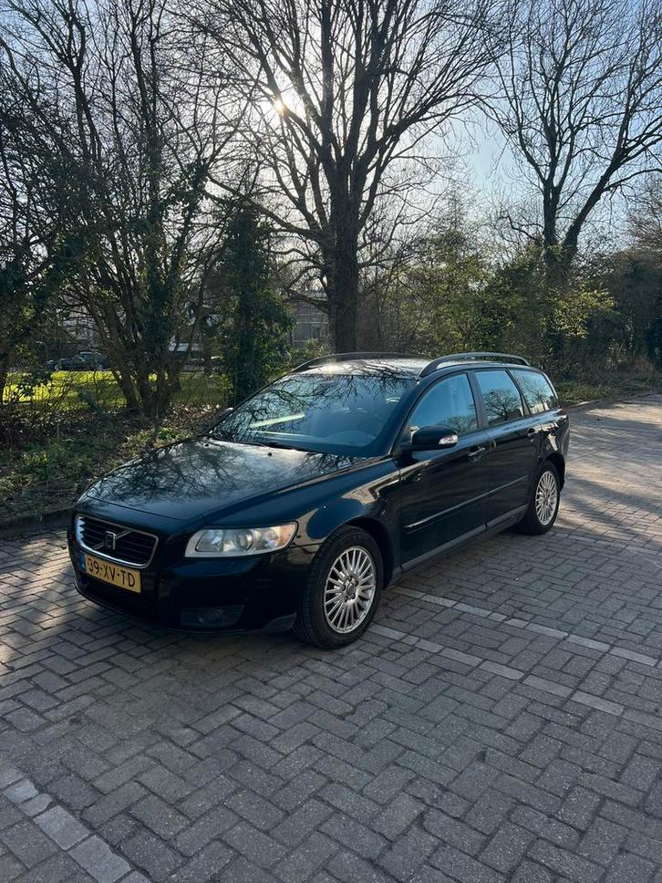 Volvo V50 1.8 2007 Zwart, Auto's, Volvo, Particulier, V50, Benzine, Euro 4, C, Stationwagon, Handgeschakeld, Origineel Nederlands