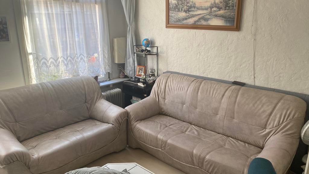 Bankstel met tafel, Ophalen