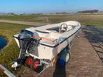 consoleboot 4.70 lang met yamaha 20pk viertakt en trailer, 10 tot 30 pk, Ophalen of Verzenden, Zo goed als nieuw, 3 tot 6 meter
