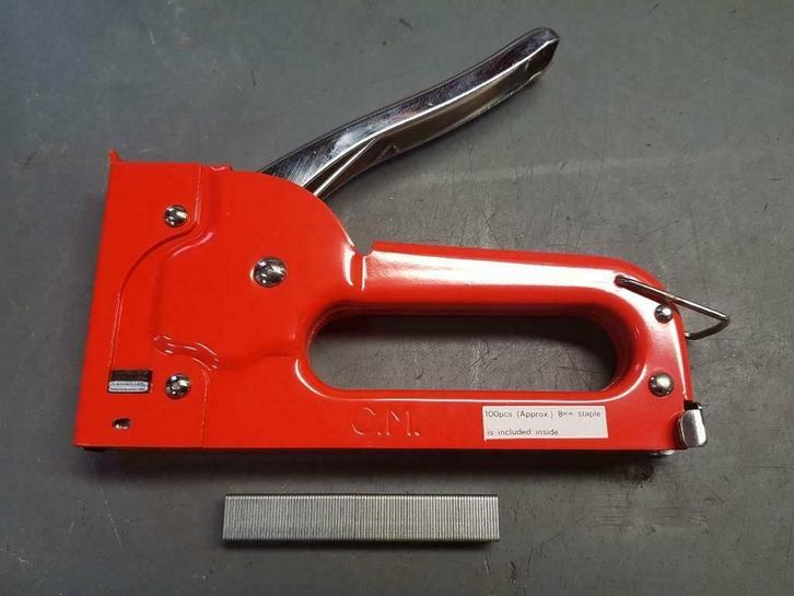 ijzeren Handtacker niettacker nietmachine nietpistool NIEUW!, Auto diversen, Autogereedschap, Nieuw, Ophalen of Verzenden