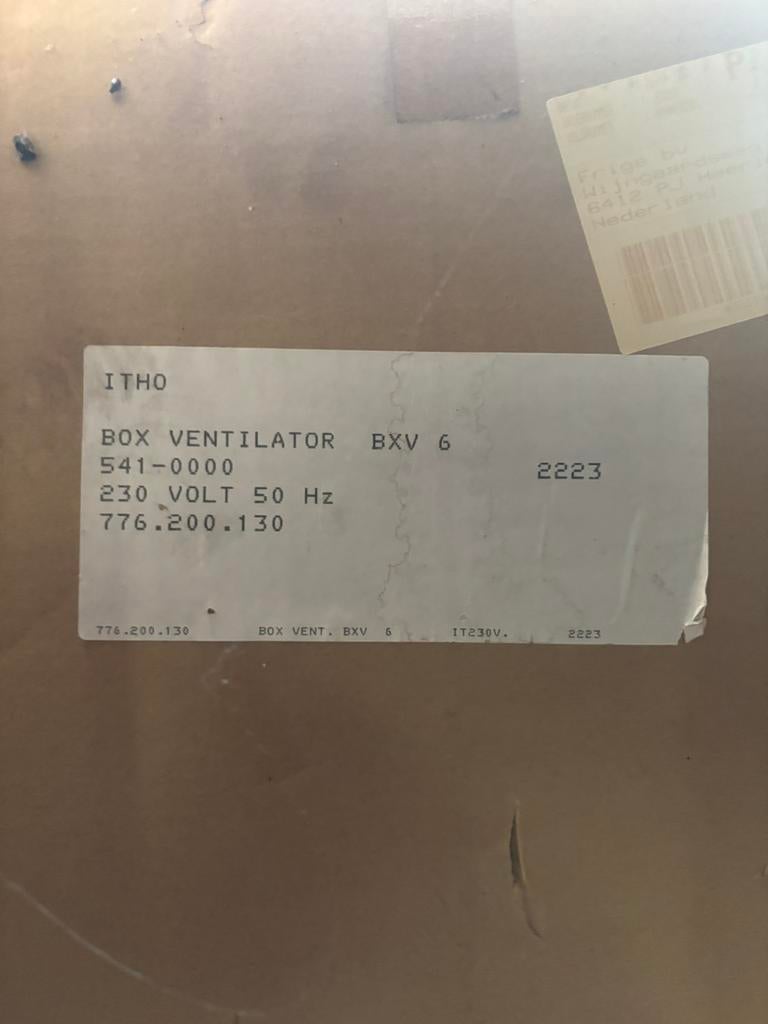 Grote itho box afzuig ventilator met aansluitingen 160mm, Ophalen of Verzenden, Nieuw