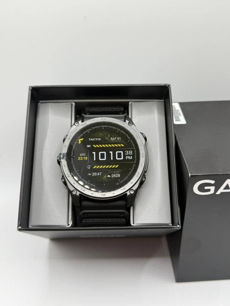 Garmin Tactix 8 51MM Amoled Sapphire - Nieuw, Zwart, Nieuw, Ophalen of Verzenden, Waterdicht
