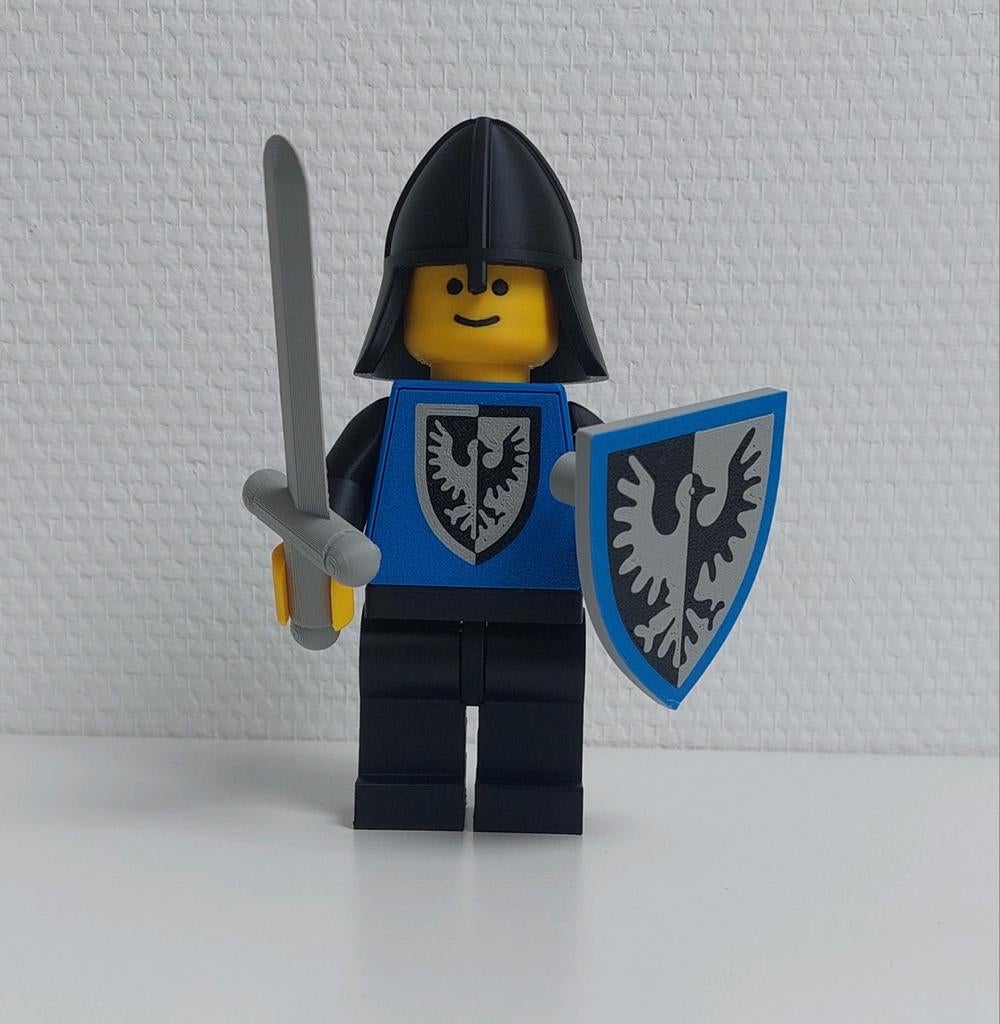 Lego Classic Castle Black Falcon Knight midifig, Kinderen en Baby's, Speelgoed | Duplo en Lego, Nieuw, Ophalen of Verzenden, Minifiguur