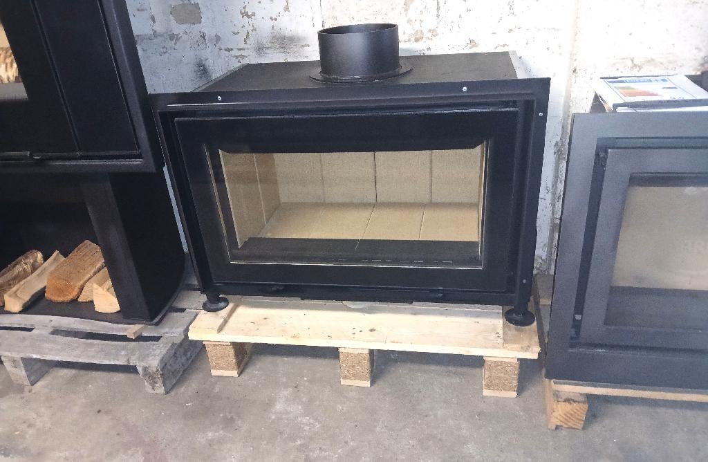 Topper M-Design inbouw houthaard type Venus 700 Green+, Ophalen of Verzenden, Nieuw, Inbouwhaard, Houthaard