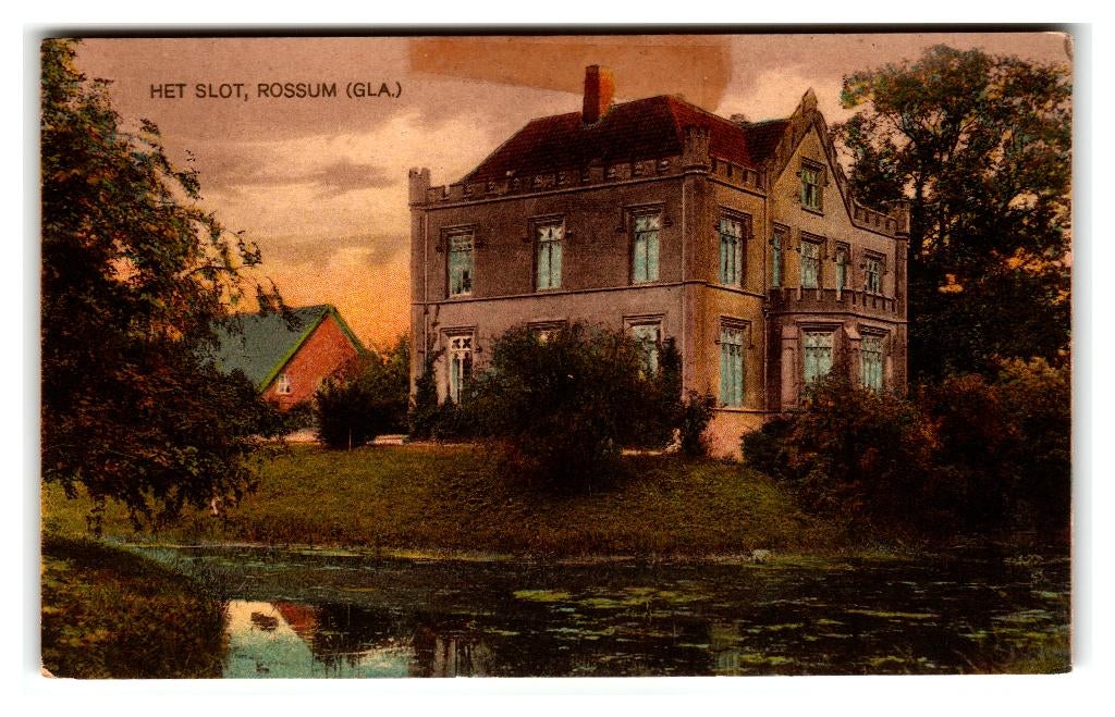 Rossum, Het Slot, Verzenden, 1920 tot 1940, Gelopen, Gelderland