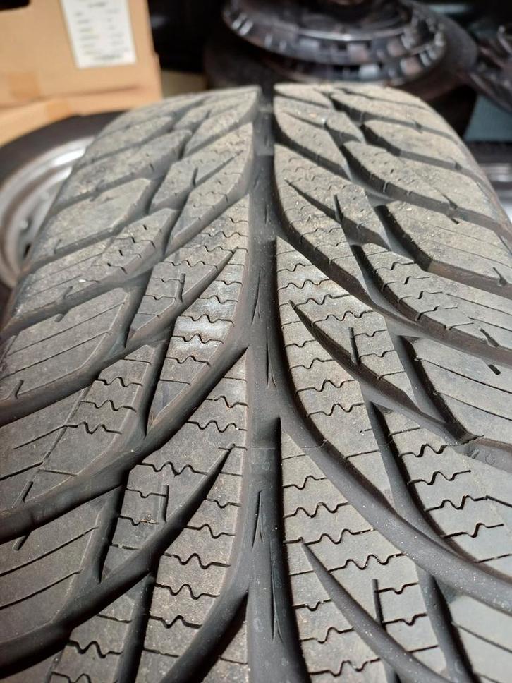 Nieuwe 4 seizoenen banden plus velgen Citroën Peugeot, Auto-onderdelen, Banden en Velgen, Banden en Velgen, All Season, 15 inch