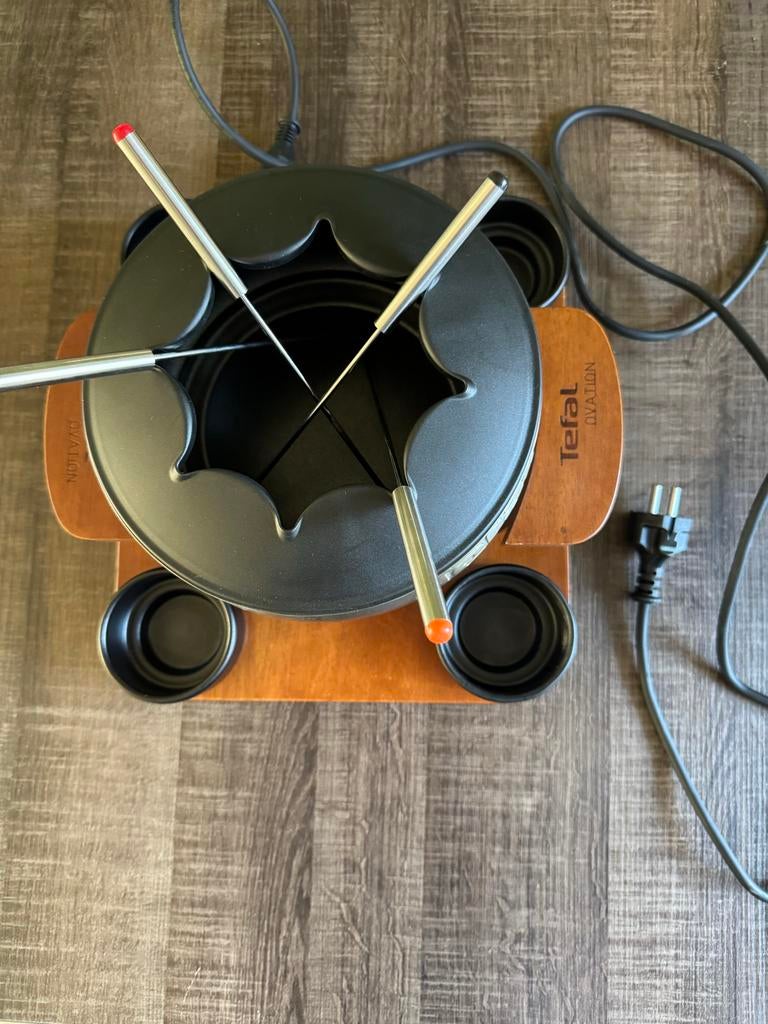 Tefal Ovation Fondueset - Elektrisch - Zo goed als nieuw, Ophalen of Verzenden, Zo goed als nieuw, Elektrisch, Fondueset