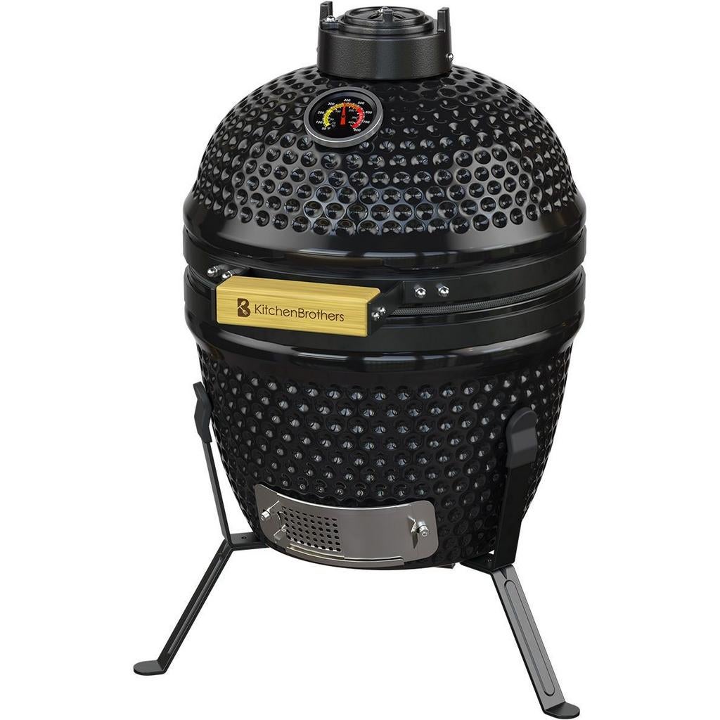 KitchenBrothers Kamado Barbecue - Compact & Draagbaar, Ophalen of Verzenden, Nieuw, KitchenBrothers