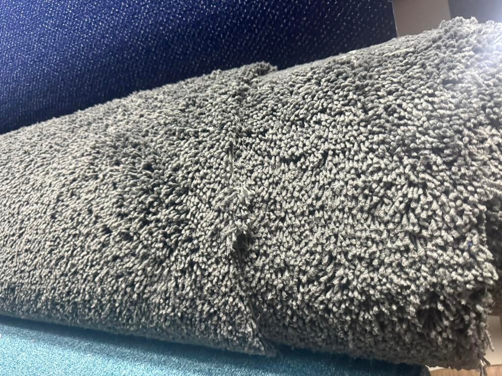 ‼️groen langharig tapijt €12,50/m2 restanten vloerbedekking, Huis en Inrichting, Stoffering | Vloerbedekking, Nieuw, Ophalen of Verzenden