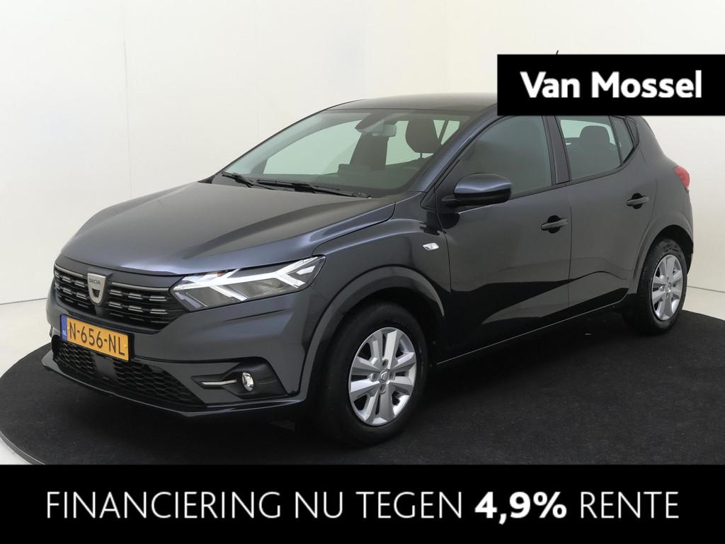 Dacia Sandero 1.0 TCe 90 Comfort | BTW| Navigatie |Airco | C, Auto's, Dacia, Stof, Origineel Nederlands, Bedrijf, 570 kg