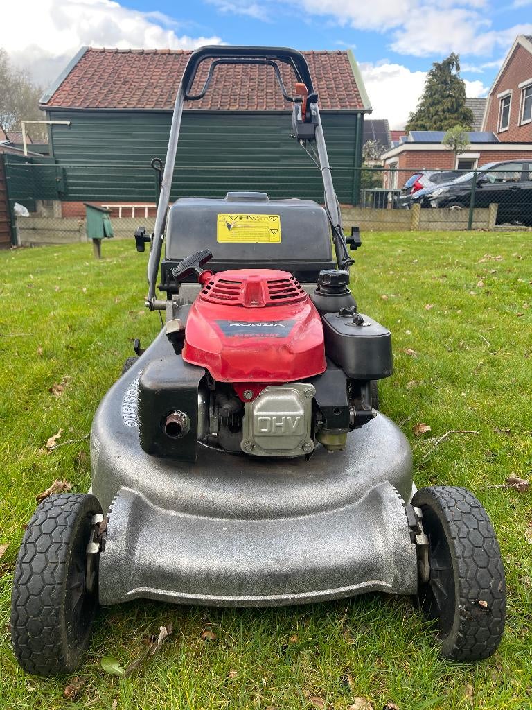 Honda HRD 536 HXE, Tuin en Terras, Ophalen, Gebruikt, Opvangbak, Benzine-grasmaaier