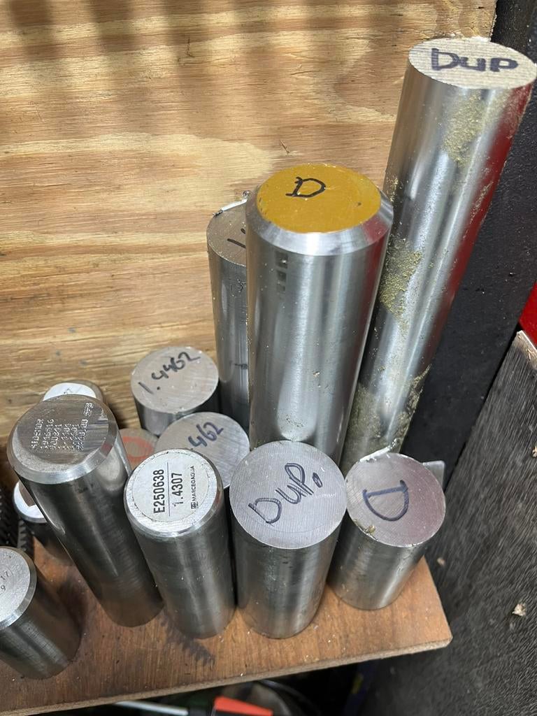 Diverse rondstaf te koop zie omschrijving, Ophalen of Verzenden, Nieuw, Metaaldraaibank