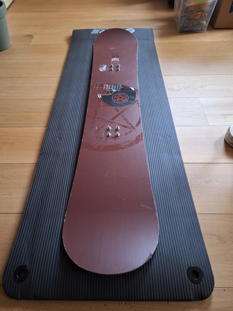 Snowboard, bindingen, bril, helm, Sport en Fitness, Snowboarden, Ophalen, Nieuw