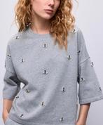 Summum truitje grijs met versieringen, maat XS, Kleding | Dames, Tops, Ophalen of Verzenden, Gedragen, Maat 34 (XS) of kleiner