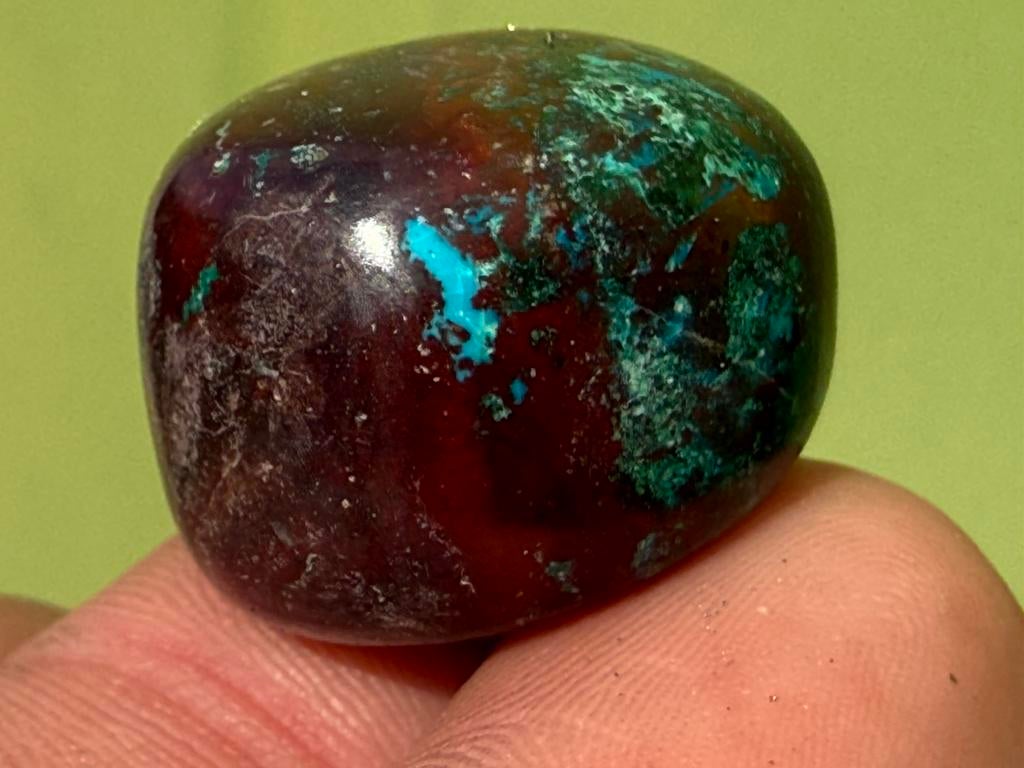 Malacolla - Chrysocolla met Malachiet edelstenen mineralen, Ophalen of Verzenden, Mineraal
