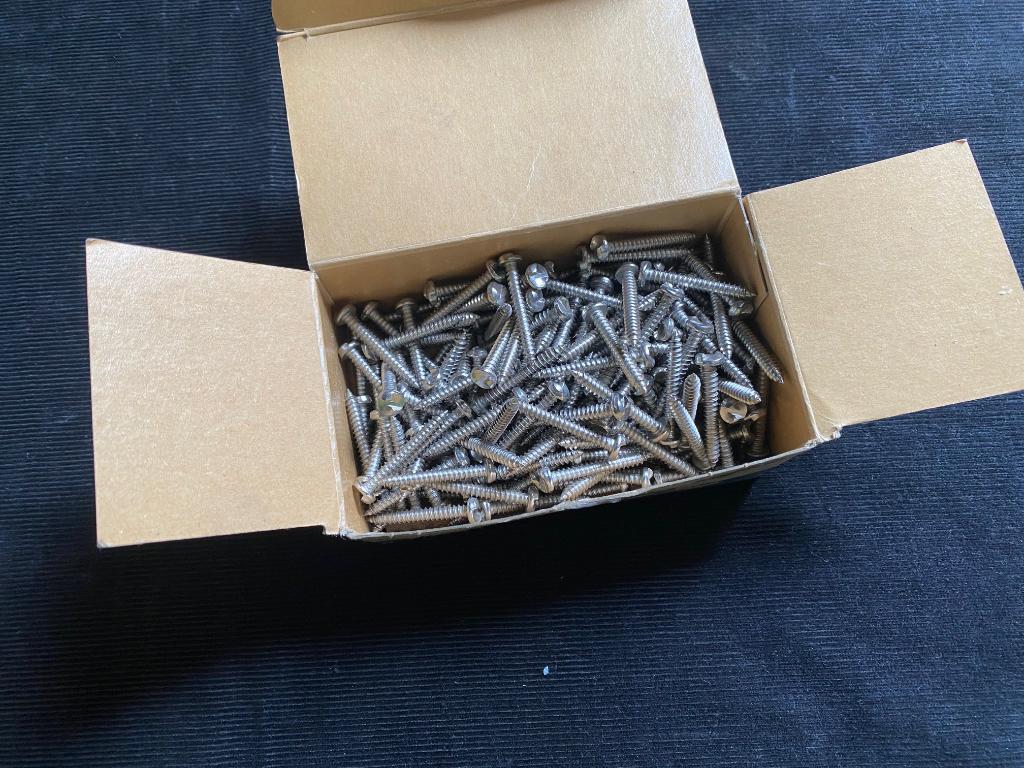 190st anti inbraak one way schroeven RVS FaboryTopp 4,2 x 32, Doe-het-zelf en Verbouw, Ophalen, Nieuw, Rvs, Overige typen