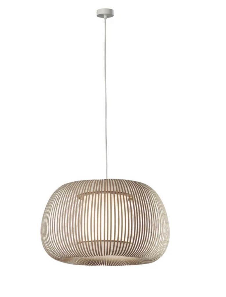 Moderne Hanglamp MADE - Wit/Lichtgrijs Acryl, Ophalen, Zo goed als nieuw, Kunststof, Minder dan 50 cm