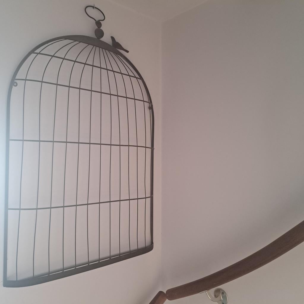 Groot wandrek, kaarten, decoratie t.e.a.b., Ophalen, Hout, Vogelkooi