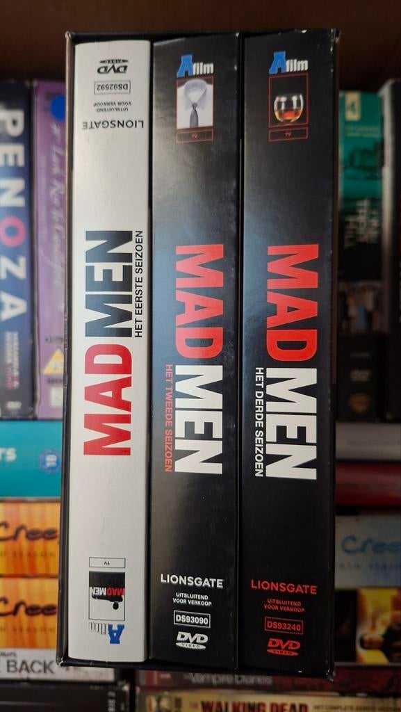 Mad men seizoen 1 t/m3 dvd box, Cd's en Dvd's, Dvd's | Tv en Series, Vanaf 12 jaar, Ophalen of Verzenden, Zo goed als nieuw