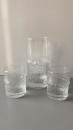 Iittala Niva glazen 3 stuks van Tapio Wirkkala jaren 60, Ophalen of Verzenden