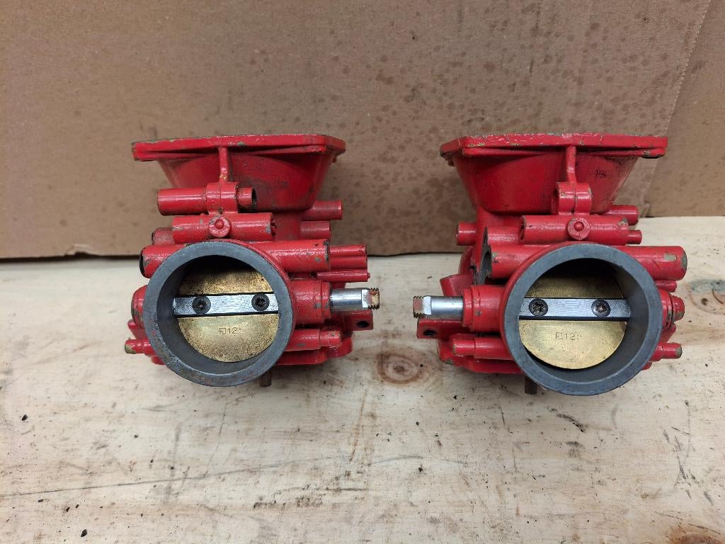 Carburateur behuizing L + R 38mm (Solex / Mikuni), Motoren, Ophalen, Gebruikt, ., .