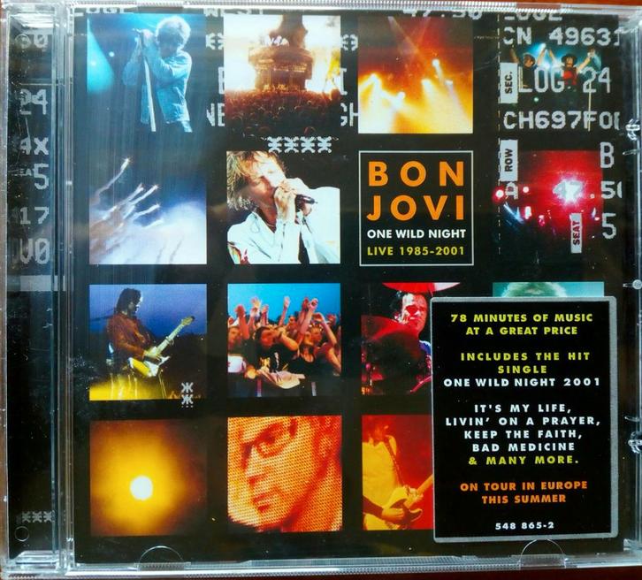 Bon Jovi - One Wild Night - live 1985-2001, Cd's en Dvd's, Cd's | Rock, Zo goed als nieuw, Poprock, Ophalen of Verzenden