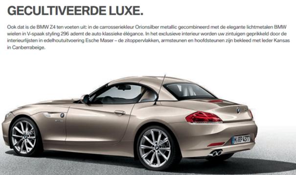 BMW Z4 E89 Styling 296 breedset, Gebruikt, 255 mm, Banden en Velgen, Personenwagen