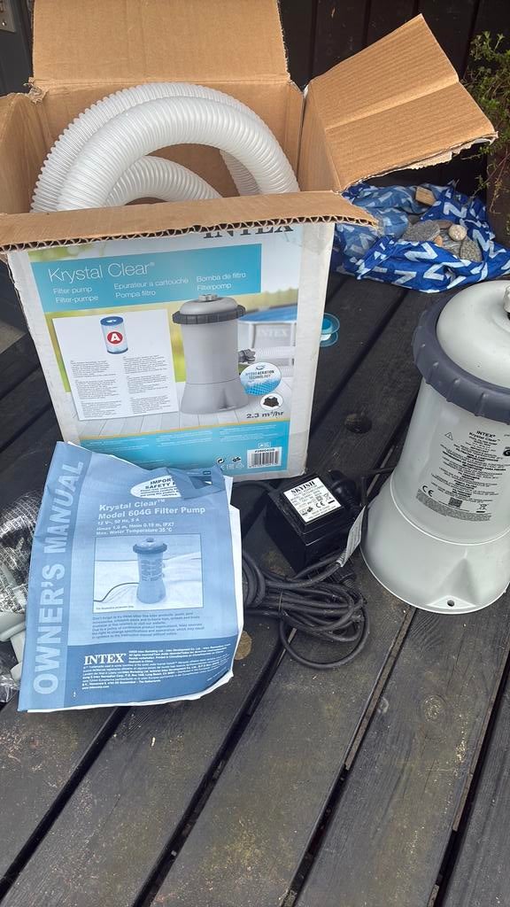 Intex 604G filterpomp, Tuin en Terras, Zwembad-toebehoren, Ophalen, Zo goed als nieuw, Filter