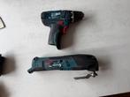 Bosch 10,8V Schroefmachine en Multitool Set met Accu's, Gebruikt, Variabele snelheid, Ophalen of Verzenden, Boor- en Schroefmachine