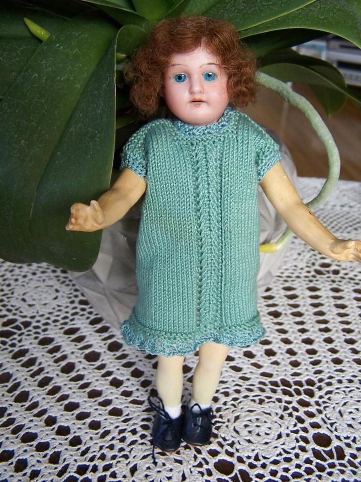 Antiek popje, Verzamelen, Poppen, Gebruikt, Pop, Ophalen of Verzenden