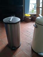 Vuilnisbak, Huis en Inrichting, Ophalen, Gebruikt, Met pedaal, 50 tot 75 cm