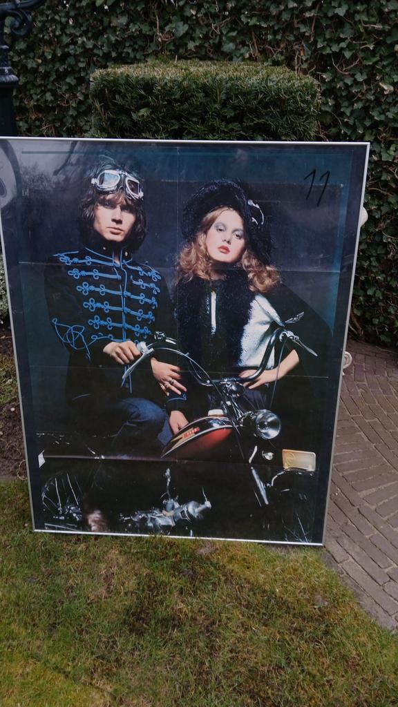 Unieke jaren 70 poster Puch, Ophalen, Zo goed als nieuw, Overige modellen