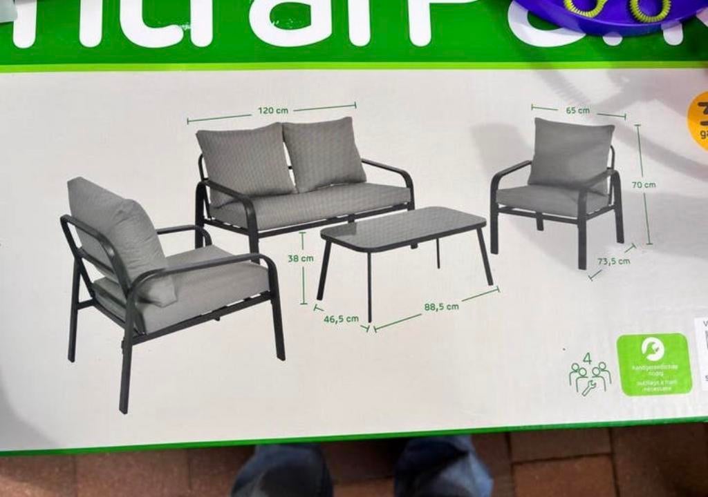 Central Park Milos lounche stoelen nieuw in doos, Overige materialen, Nieuw, Loungeset, Stoel