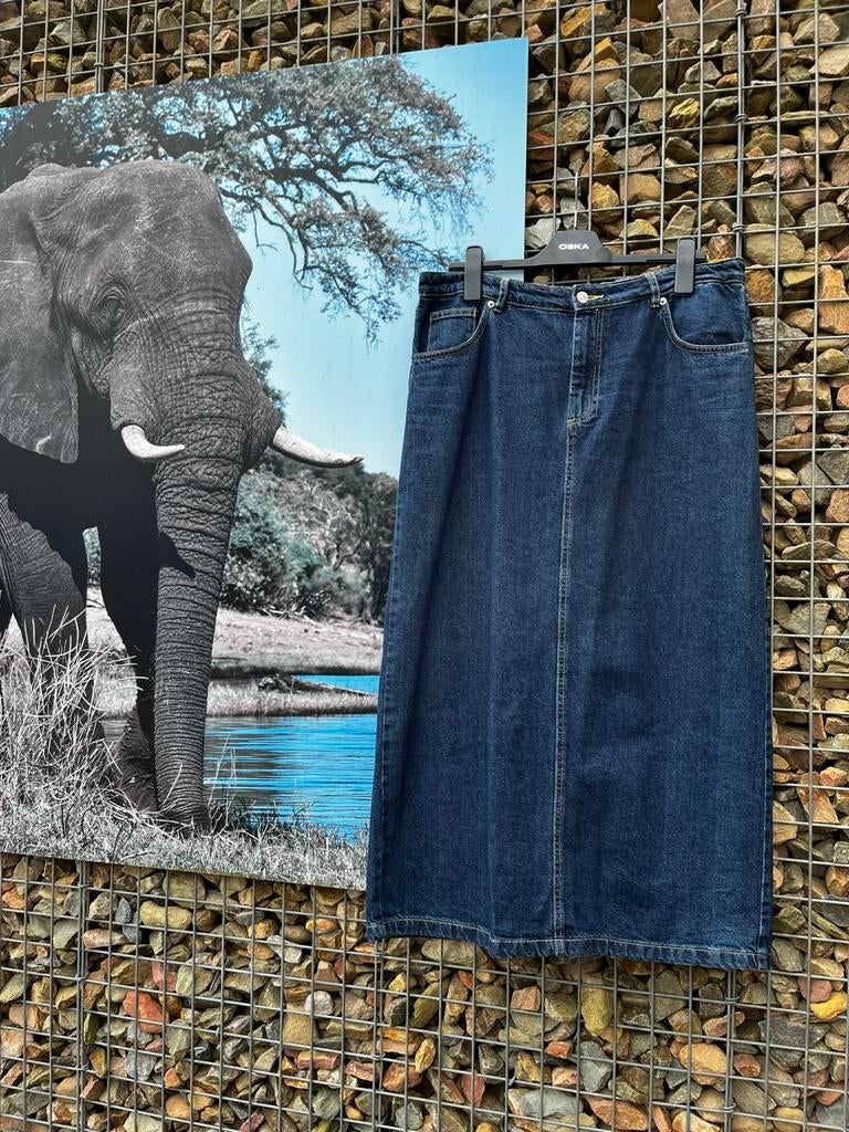 Spijkerrok van mango. Zgn, maat xl 15,00 euro, Kleding | Dames, Rokken, Blauw, Maat 46/48 (XL) of groter, Ophalen of Verzenden