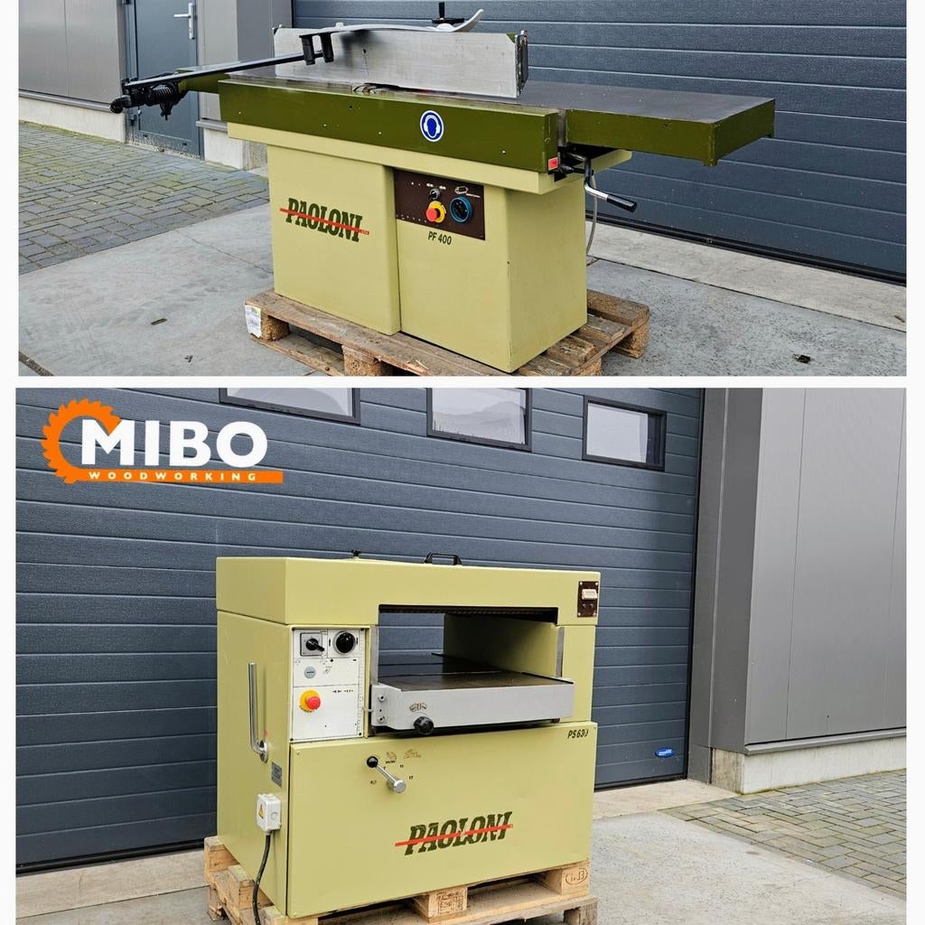 Paoloni vandiktebank 630mm plus vlakbank *** Set van 2 stuks, Doe-het-zelf en Verbouw, Schaafmachines, Ophalen of Verzenden, Zo goed als nieuw