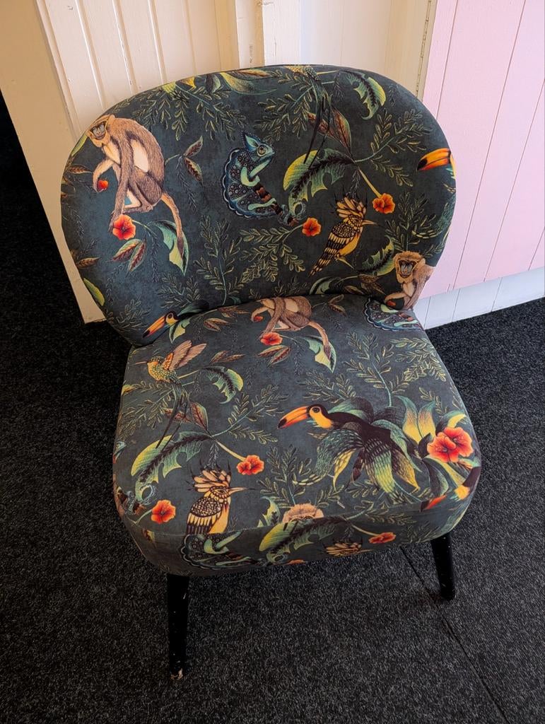 Fauteuil met dierenprint jungle, Ophalen