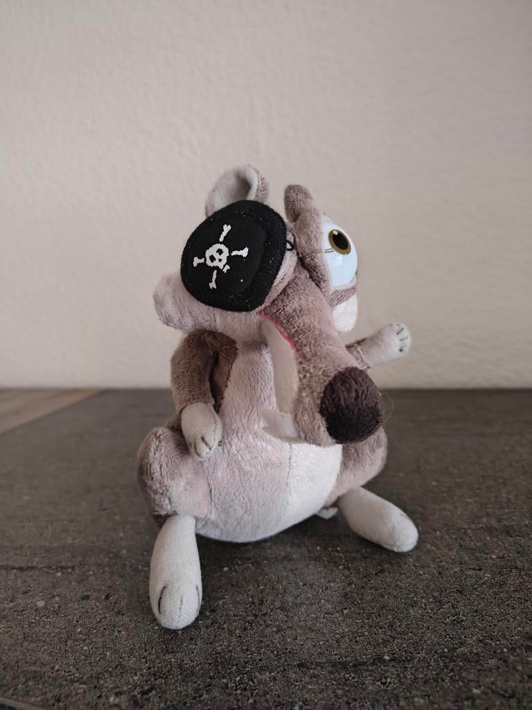 Ice Age Scrat Knuffel, Kinderen en Baby's, Speelgoed | Knuffels en Pluche, Overige merken, Overige karakters, Overige typen, Grijs