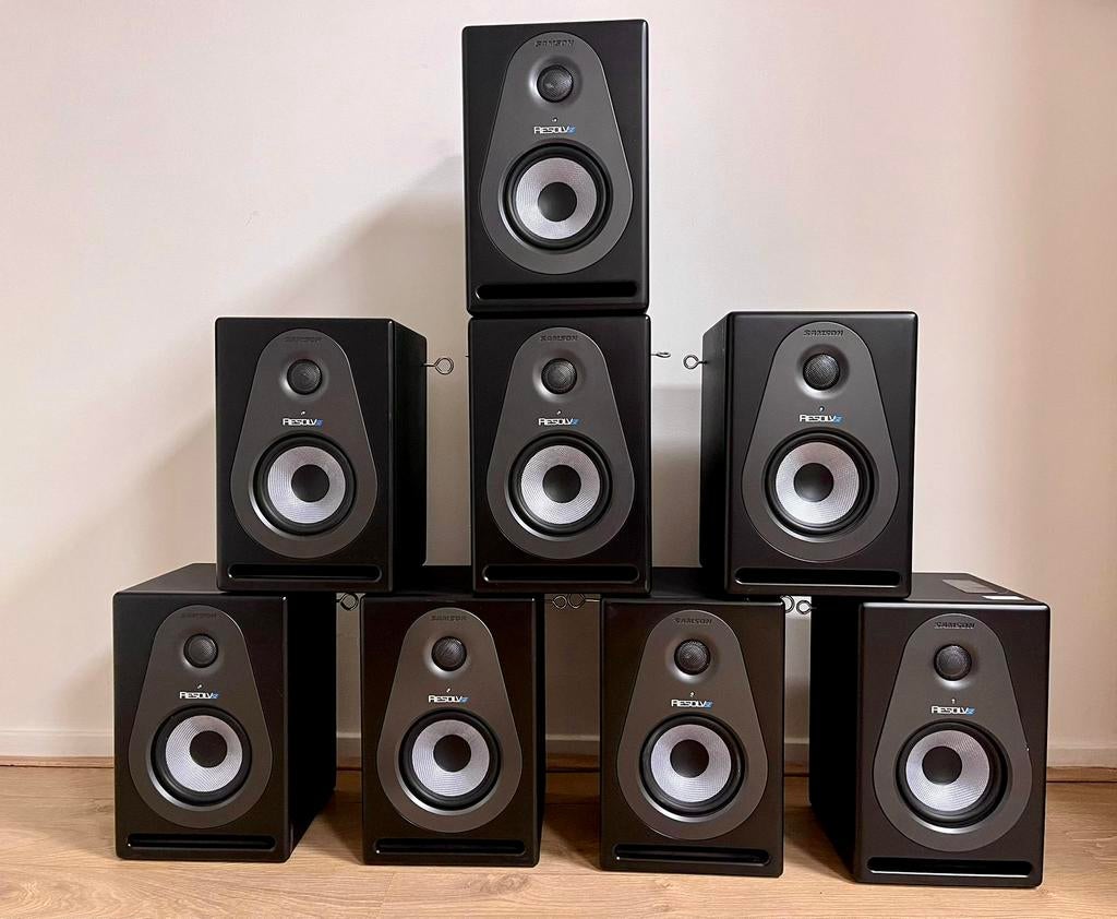 Samson Resolv SE5 actieve speakers - complete set of per 2, Ophalen