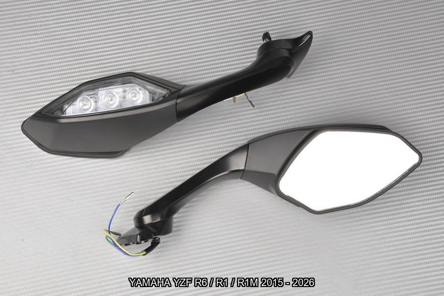 Set spiegels voor YAMAHA YZF R6 / R1 / R1M 2015 2026, Ophalen of Verzenden, Nieuw