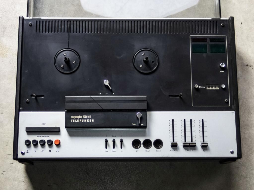 Telefunken Magnetophon 2000 hifi bandrecorder, Ophalen, Bandrecorder, Met stofkap