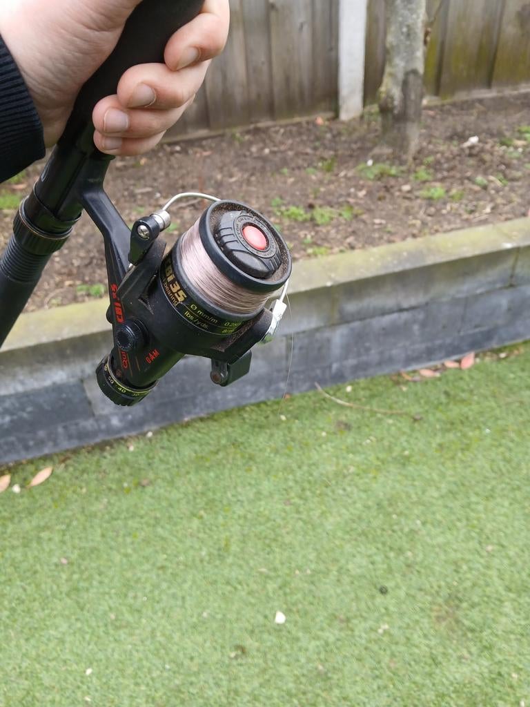 Mooie hengel voor snoek, voorn en karper, Watersport en Boten, Ophalen, Zo goed als nieuw, Werphengel