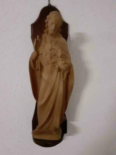Vintage religieus beeld, Verzamelen, Beelden en Beeldjes, Ophalen of Verzenden, Zo goed als nieuw, Dier