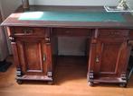 Klassiek Engelse stijl Eiken mahonie bureau rond 1900, Ophalen
