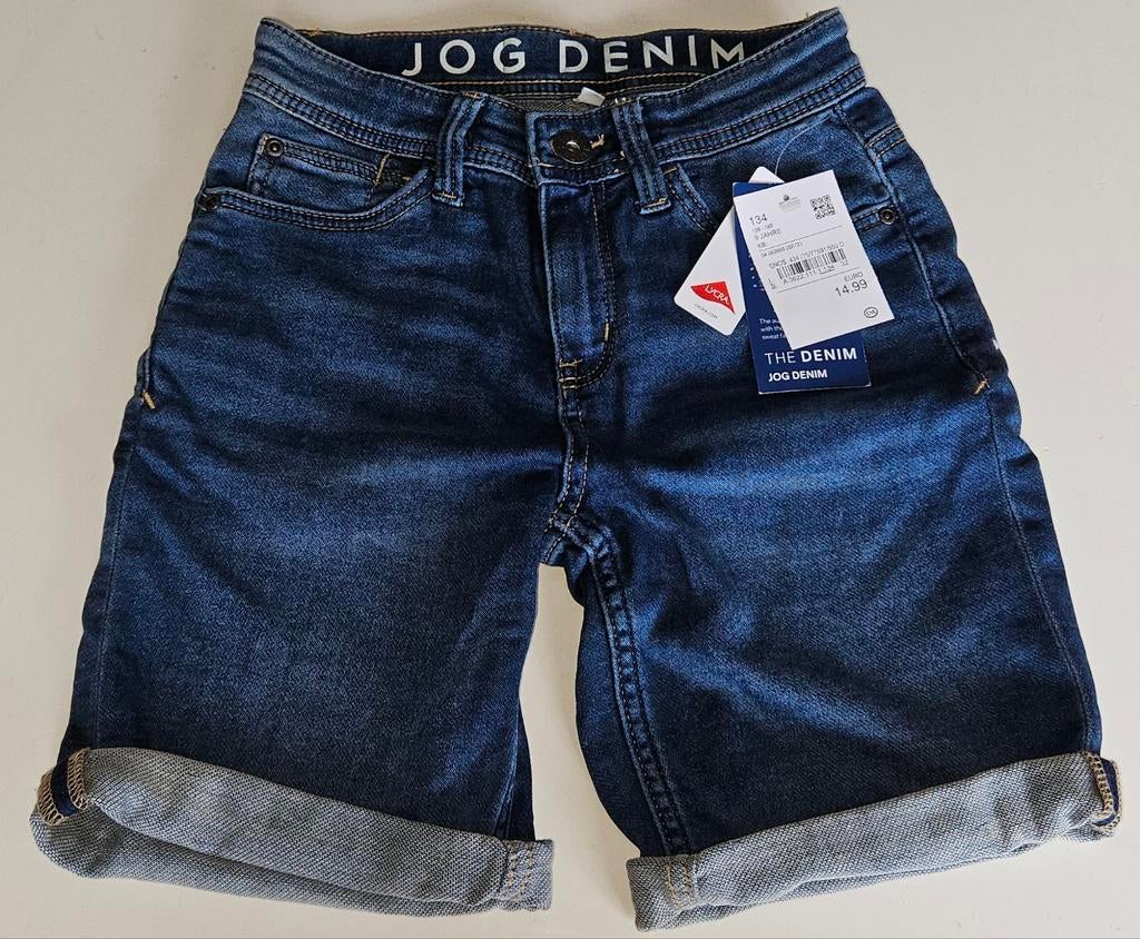 Jog Denim (nieuw) maat 134, Kinderen en Baby's, Kinderkleding | Maat 134, Broek, Jog denim, Nieuw, Ophalen of Verzenden