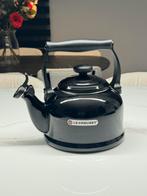 Le Creuset Tradition fluitketel zwart, 2 liter of meer, Ophalen, Gebruikt