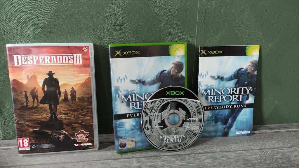 Minority report everybody runs xbox orgineel en desperados, Avontuur en Actie, Vanaf 18 jaar, 1 speler, Ophalen of Verzenden